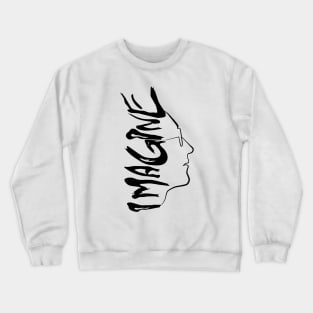 Imagine Black Crewneck Sweatshirt